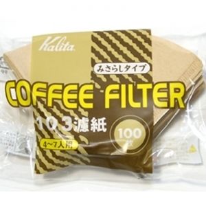 칼리타 커피 여과지 103-100p (황) 