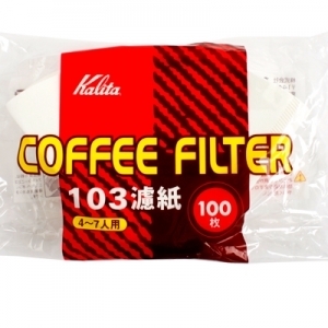 칼리타 커피 여과지 103-100p (백) 